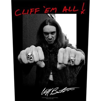 Metallica backpatch - Cliff 'em all