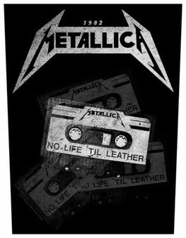 Metallica backpatch - No Life Til Leather