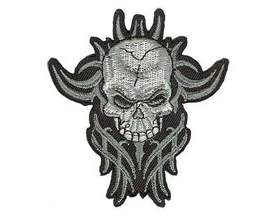 Biker patch - Tribal Skull