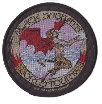 Black Sabbath patch - World tour 78