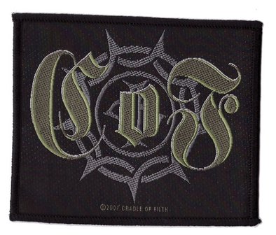Cradle of Filth patch - Gothic Logo