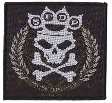 Five Finger Death Punch patch - Knuckle Crown