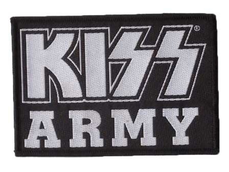 KISS Army patch - Logo zwart-wit