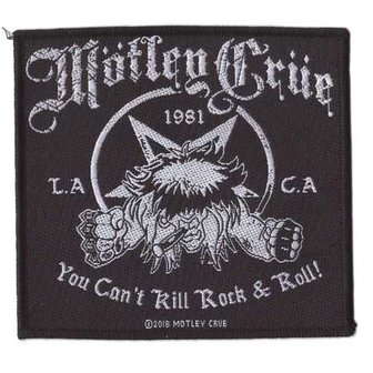 Motley Crue patch - You Cant Kill Rock N Roll