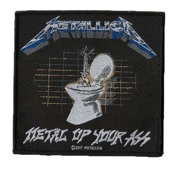Metallica patch - Metal up your ass