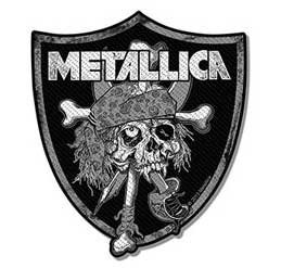 Metallica patch - Raiders Skull