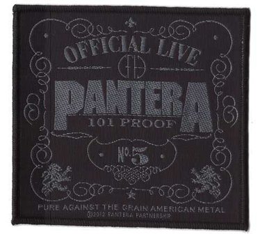 Pantera patch - 101% proof