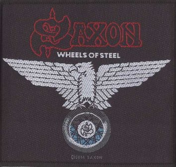 Saxon patch - Wheels of Steel