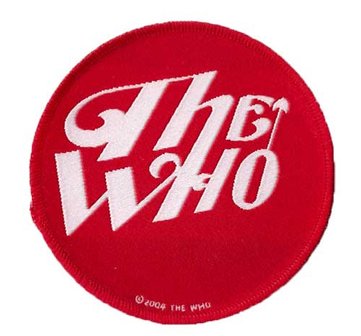 The Who patch - Red Logo
