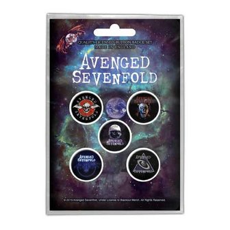 Avenged Sevenfold button set - The Stage