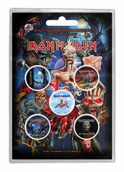 Iron Maiden button set - Later albums