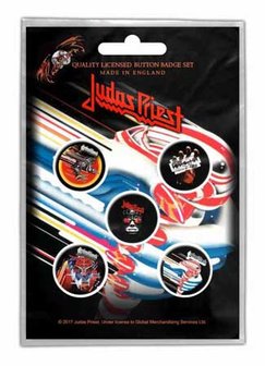 Judas Priest button set - Turbo