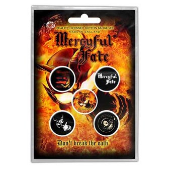 Mercyful Fate button set &#039;Don&#039;t Break The Oath&#039;