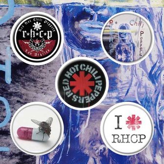 Red Hot Chili Peppers button set - By The Way