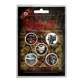 Slipknot button set - Albums