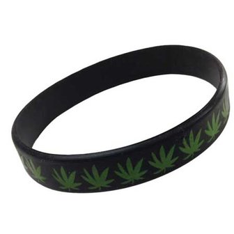 Cannabis rekbare armband