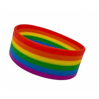 Regenboogvlag rekbare armband