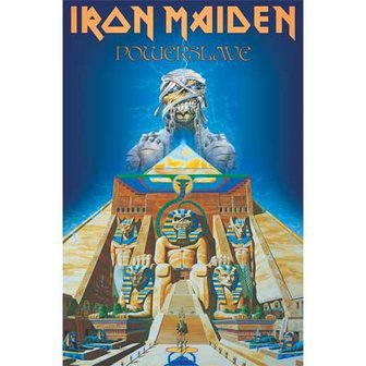 Iron Maiden textielposter 'Powerslave'