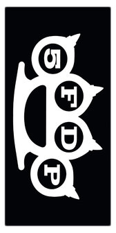 Five Finger Death Punch strandlaken Logo