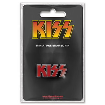 Kiss speld - miniature enamel pin