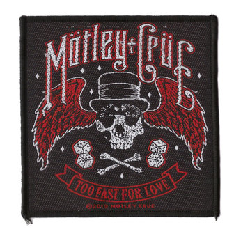 Motley Crue patch - Too Fast For Love