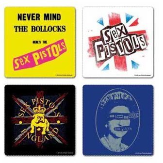 Sex Pistols onderzetters cadeau set