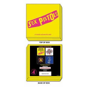Sex Pistols onderzetters cadeau set