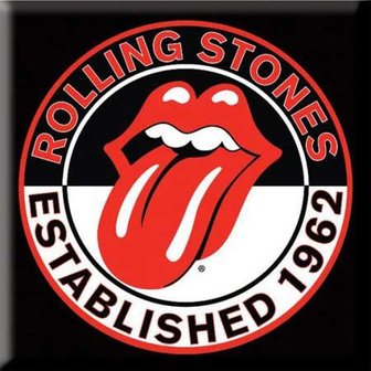 The Rolling Stones magneet - Established 1962