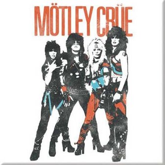 Motley Crue magneet - Vintage World Tour
