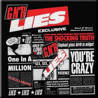 Guns N Roses magneet - GNR lies