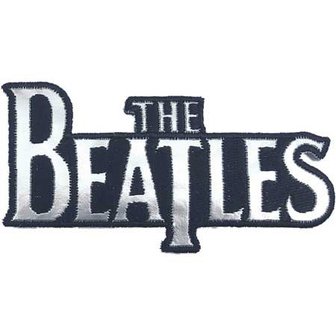 The Beatles patch - Drop T logo - silver