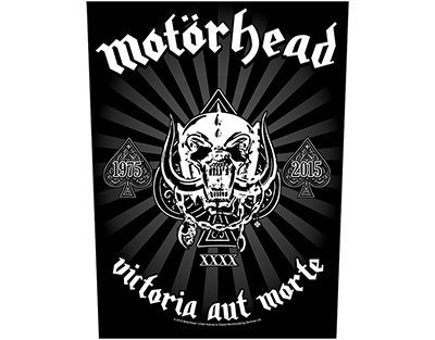 Motorhead backpatch - Victoria Aut Morte 1975-2015