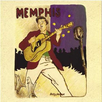 Elvis Presley wenskaart - Memphis