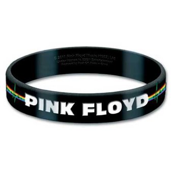 Pink Floyd rekbare armband (logo & pulse)