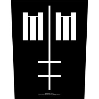 Marilyn Manson backpatch - Cross Logo