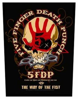 Five Finger Death Punch backpatch - Way Of The Fist