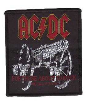 AC/DC patch - For Those About To Rock