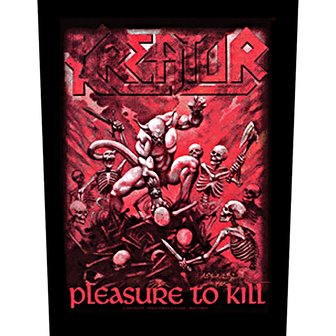 Kreator backpatch - Pleasure to Kill