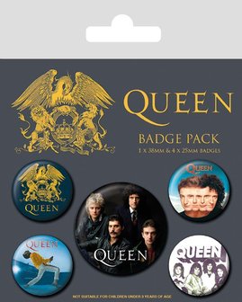 Queen button set - Classic