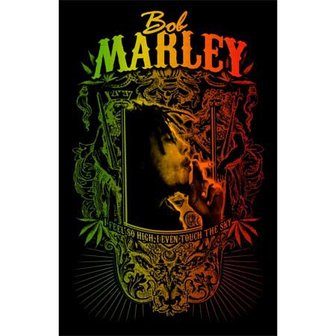 Bob Marley textielposter - Touch The Sky