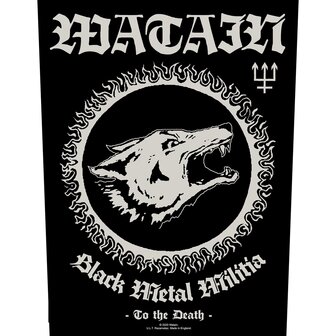 Watain backpatch - Black Metal Militia