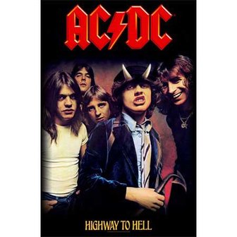AC/DC textielposter 'Highway To Hell'