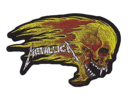 Metallica patch - Flaming Skull