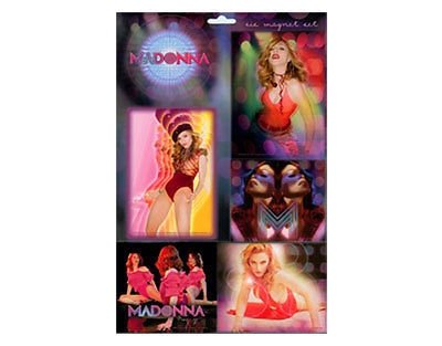 Madonna magneet set (6 stuks) - Confessions on a dancefloor