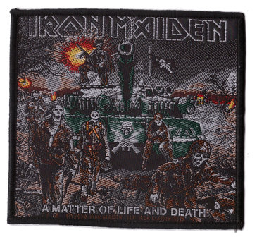 Iron Maiden patch - A Matter Of Life And Death