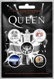 Queen button set - Freddie