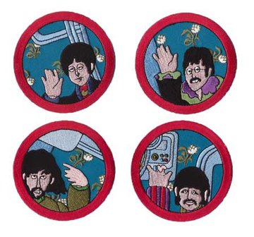 The Beatles patch set - Yellow Submarine