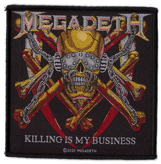 Megadeth patch - Killing Is My Business