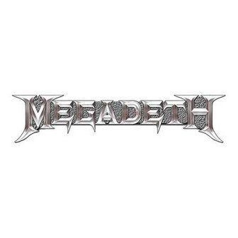 Megadeth speld - Chrome Logo