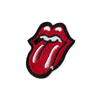 The Rolling Stones patch - Classic Tongue Logo Medium